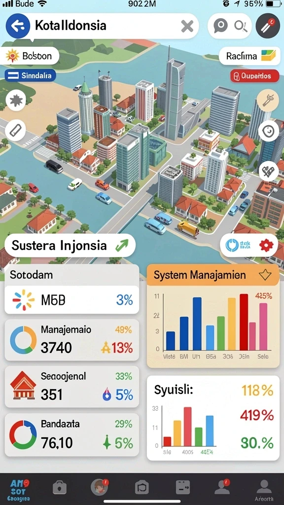 Tangkapan layar menunjukkan karakter unik yang bisa dipilih oleh pemain.