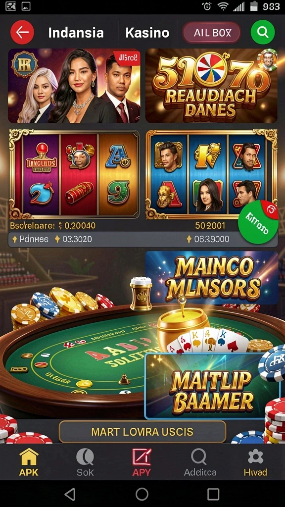 Tampilan level pertama yang penuh warna dan menarik.