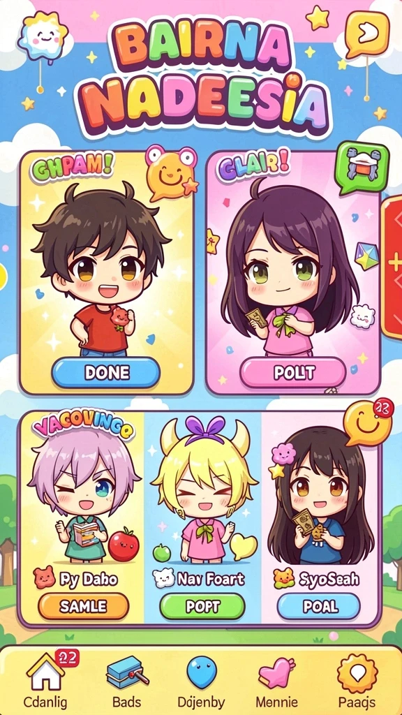 Gameplay seru dalam 66D yang memikat pemain.
