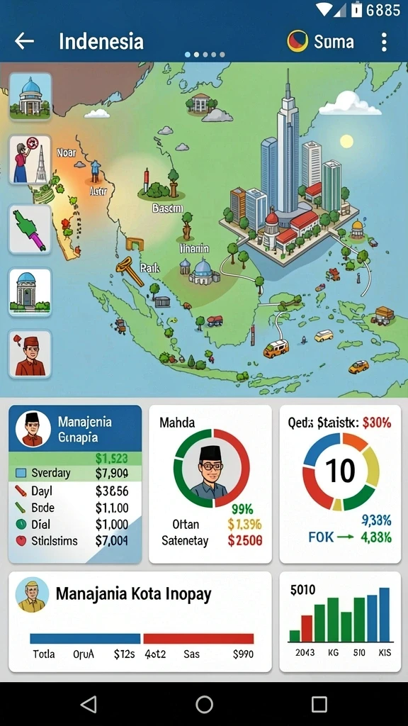 Tampilan awal aplikasi 738SLOT yang menarik.