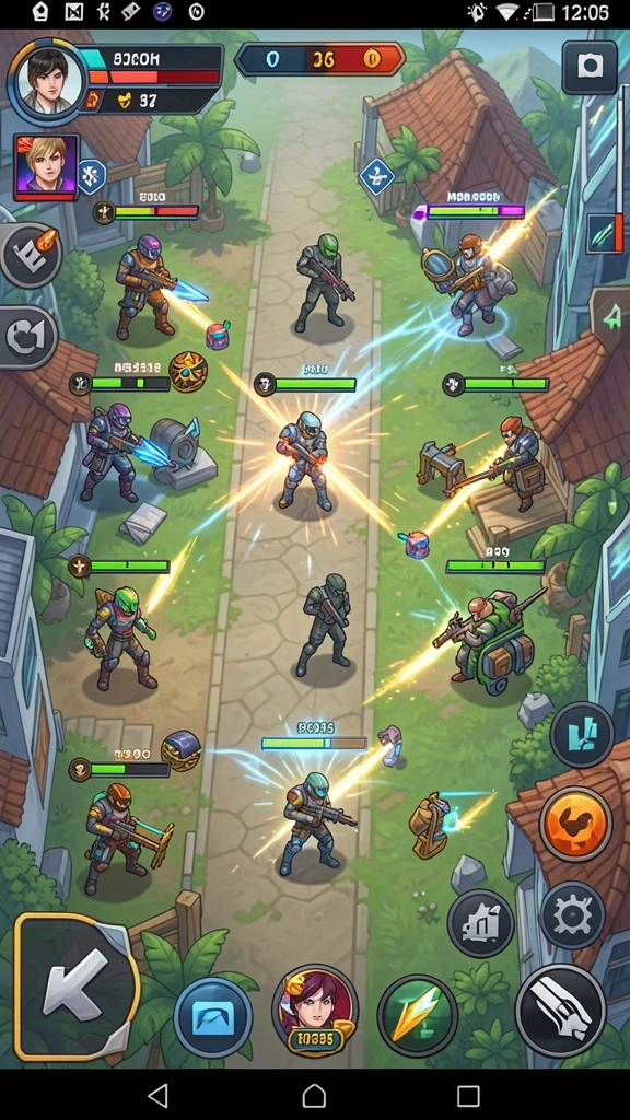 Tampilan awal game yang menarik dan penuh warna.