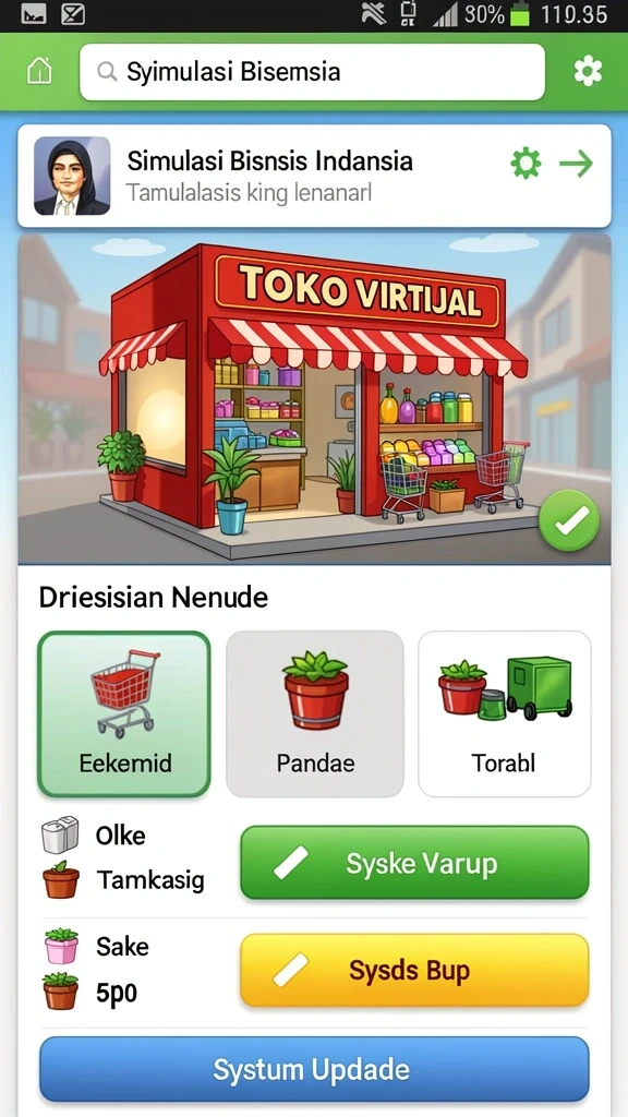 Berbagai permainan menarik menanti Anda di dalam aplikasi.