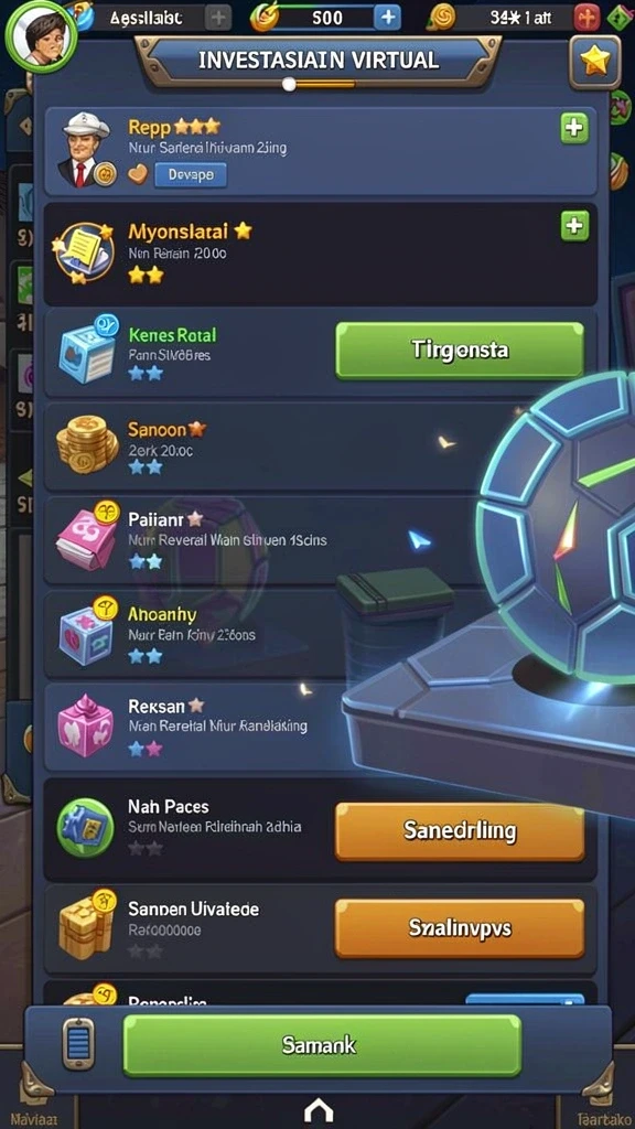 Fitur chat untuk berinteraksi dengan pemain lain.