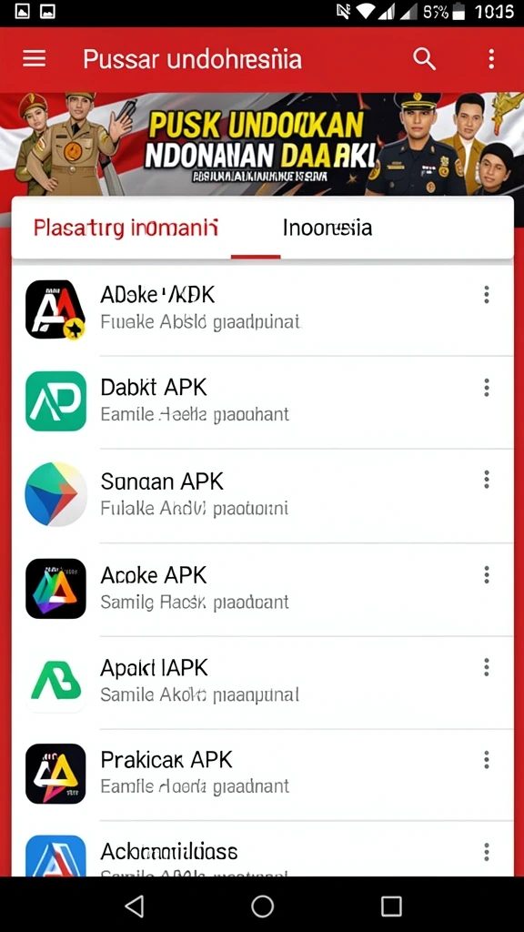 Tampilan antarmuka yang menarik.