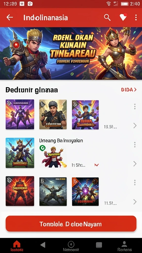 Contoh gameplay yang mengasyikkan dan kompetitif.