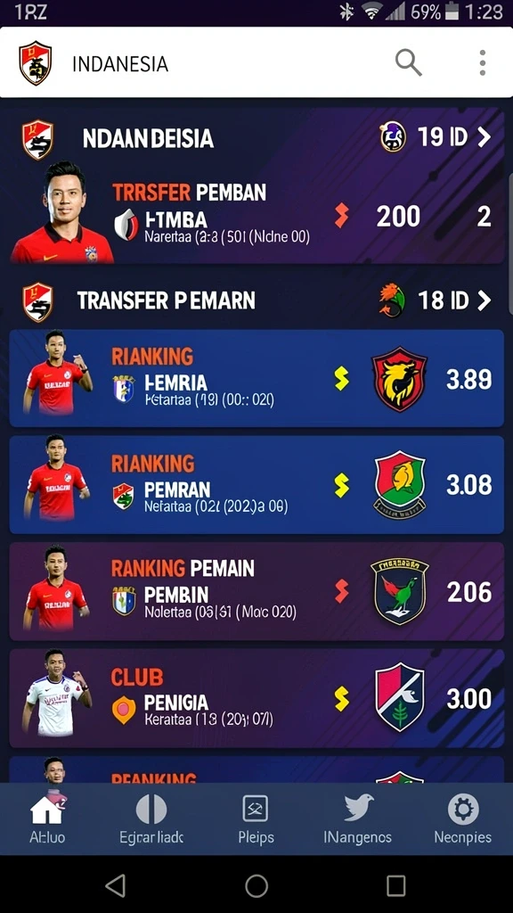 Tampilan antarmuka BW888 yang menarik dan user-friendly.