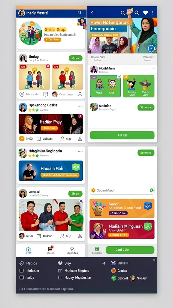 Fitur multiplayer yang memungkinkan Anda bermain dengan teman.
