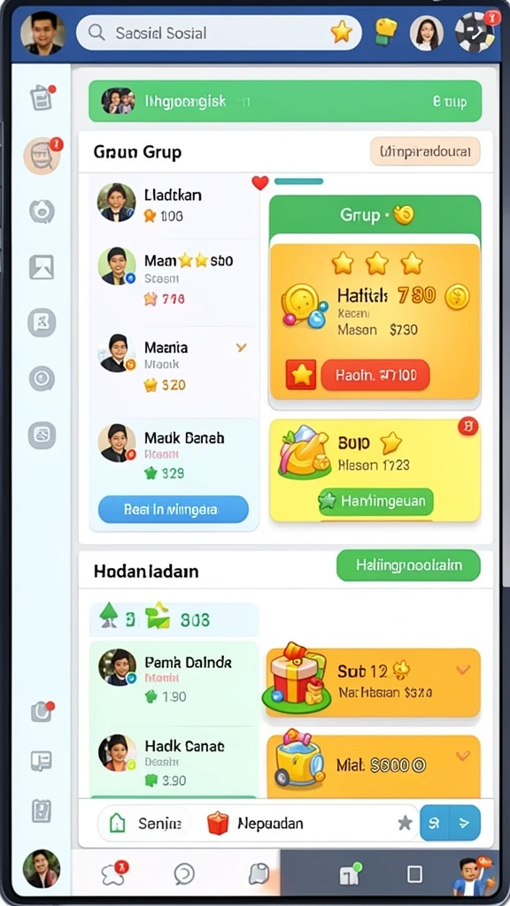 Tampilan antarmuka yang intuitif dan mudah dinavigasi.