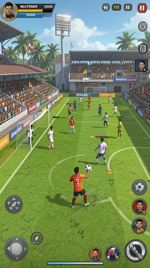 Screenshot menunjukkan momen seru dalam permainan.