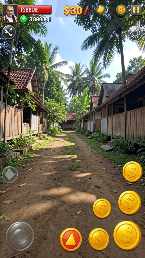 Level menantang yang membuat adrenalin meningkat.