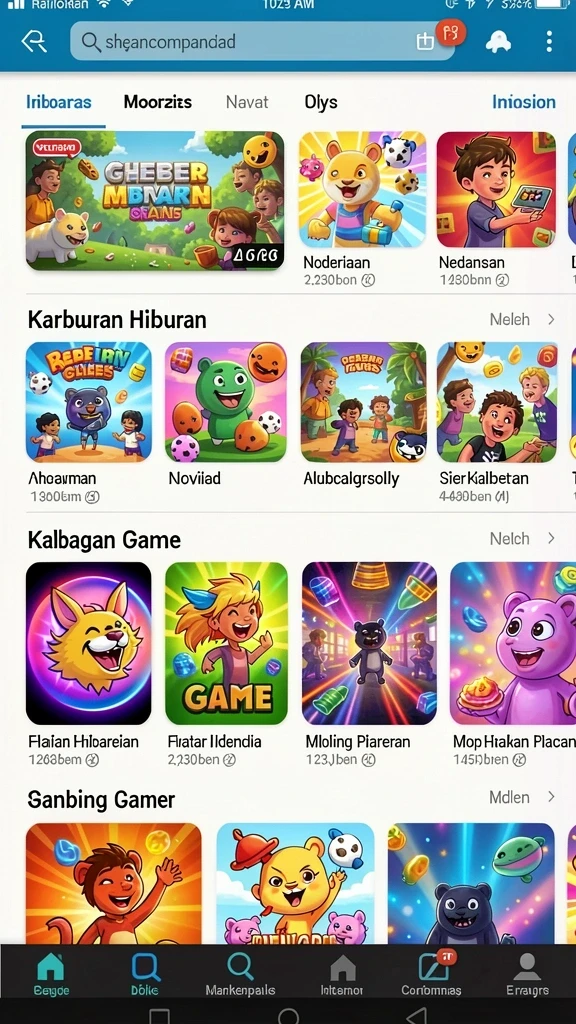 Screenshot menunjukkan gameplay yang seru dan menantang.