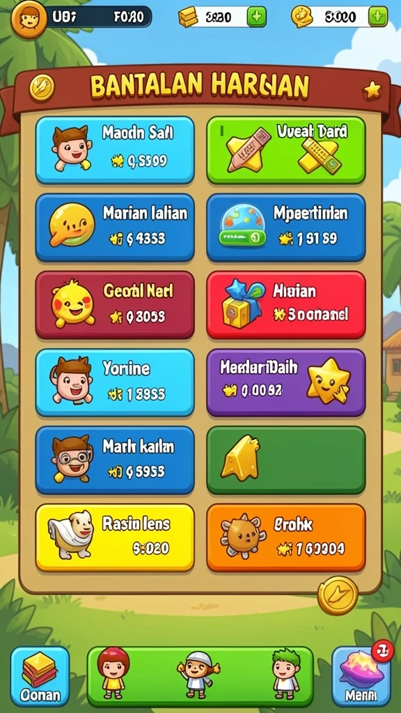 Gambar dari fitur upgrade karakter dalam HOKIARENA.