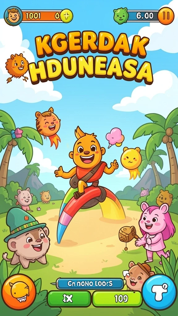 Karakter yang bervariasi dengan kemampuan unik.