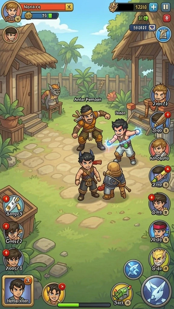 Mode multiplayer yang seru.