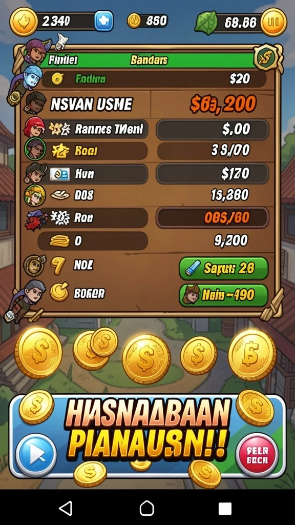 Karakter unik yang dapat dipilih untuk dimainkan.