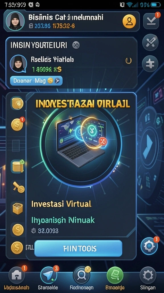 Tampilan utama game JET77 yang menarik.