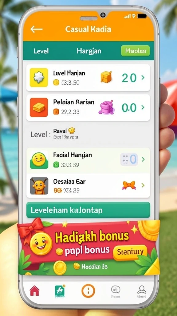Pemandangan grafis yang memukau selama permainan.