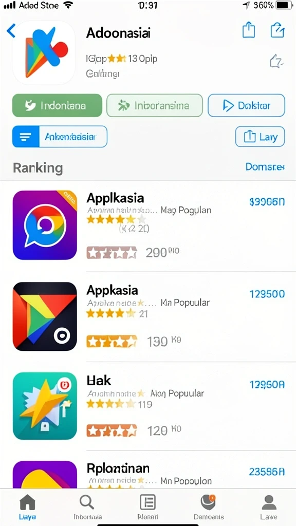 Lingkungan permainan yang kaya warna dan detail.