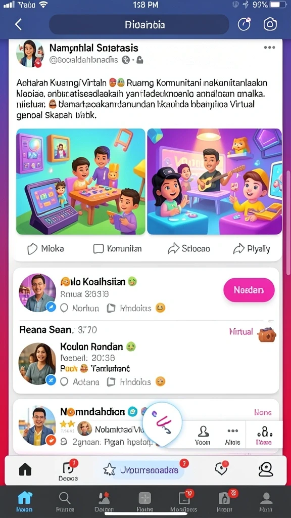 Tangkapan layar menampilkan pemandangan menara yang indah.