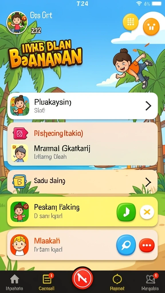 Interaksi menyenangkan antara pasangan di setiap level.