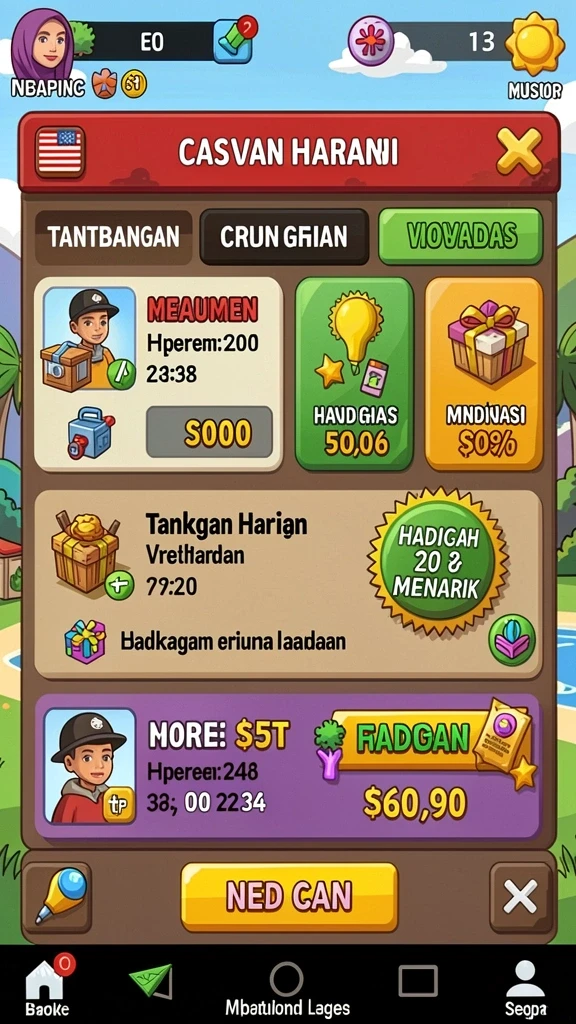 Tampilan fitur multiplayer yang mengasyikkan.
