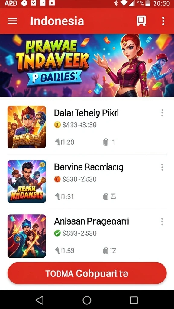 Beragam pilihan tema permainan slot yang seru.