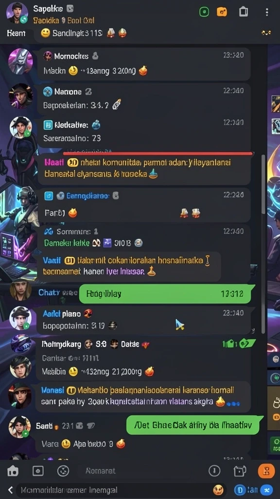 Menariknya karakter dengan berbagai keahlian.