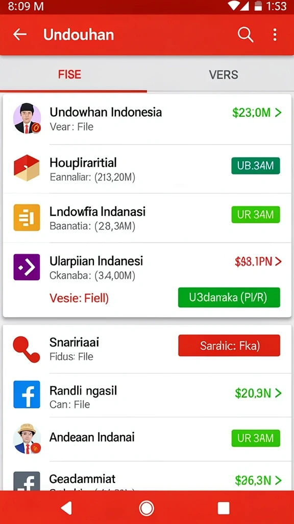 Tampilan awal yang menarik dengan desain karakter apik.