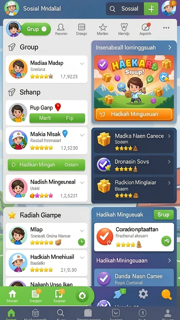 Antarmuka yang mudah digunakan dengan navigasi intuitif.