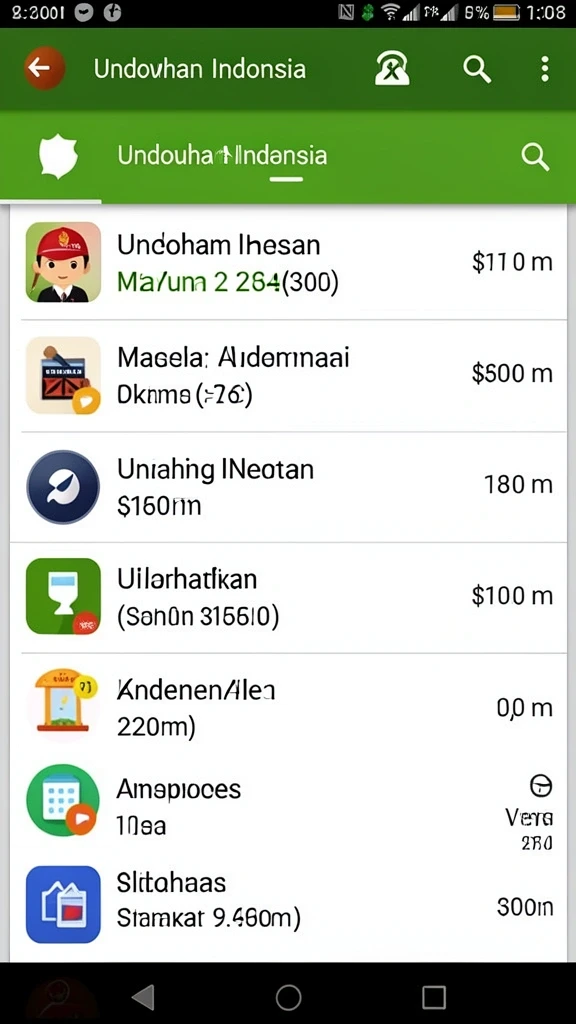 Berbagai karakter yang dapat dipilih dalam RP6789.