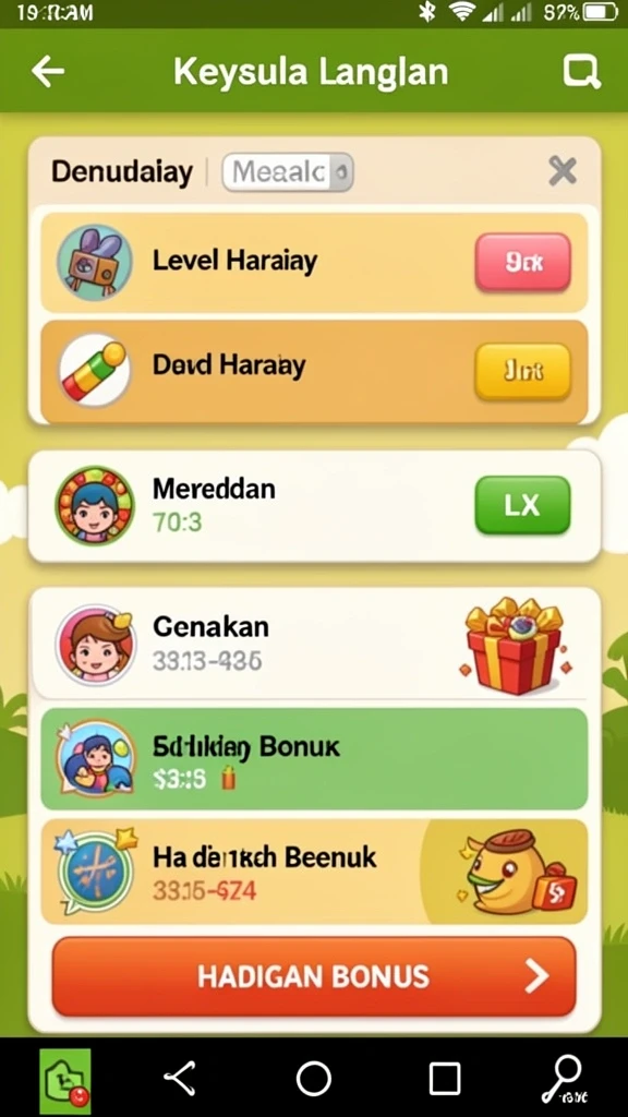 Karakter unik dengan kemampuan khusus.