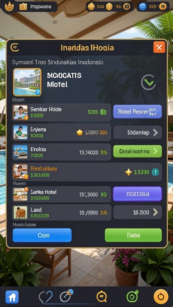 Screenshot menunjukkan tantangan menarik dalam game.
