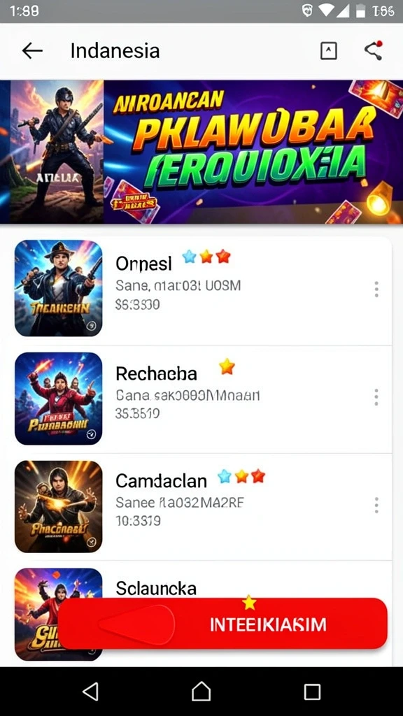 Tantangan menarik di setiap level permainan.