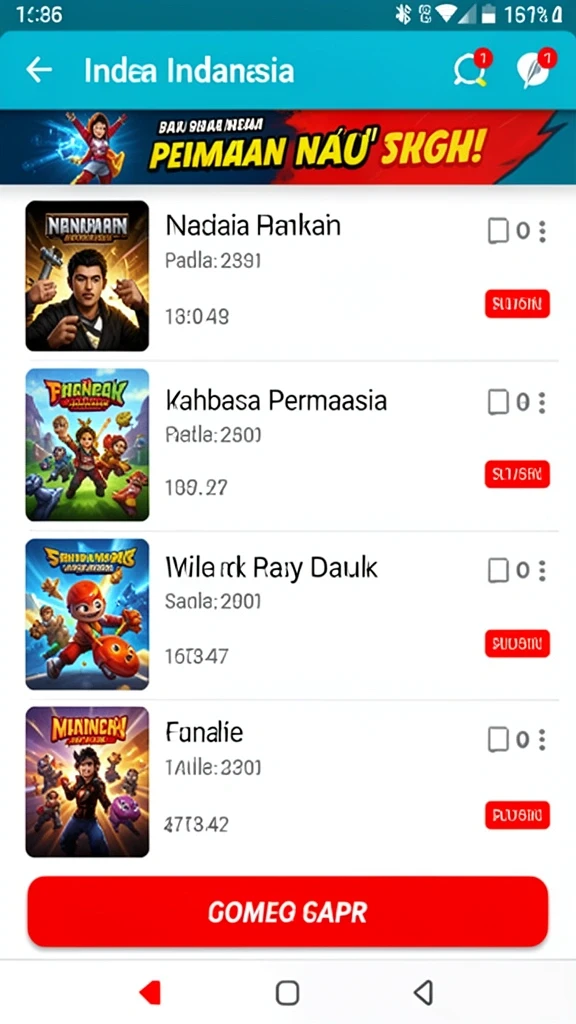 Screenshot memperlihatkan event khusus yang diadakan dalam UANG4D.