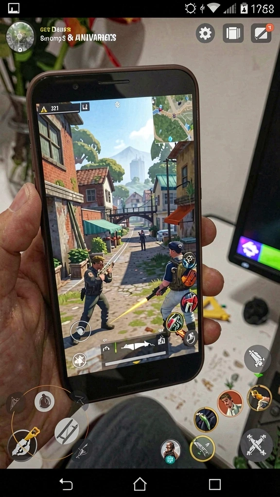 Tangkapan layar menunjukkan mode permainan tim yang seru.